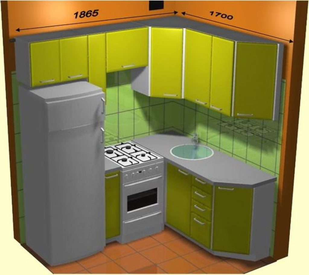 Дизайн Маленьких Кухонь Для Малогабаритных