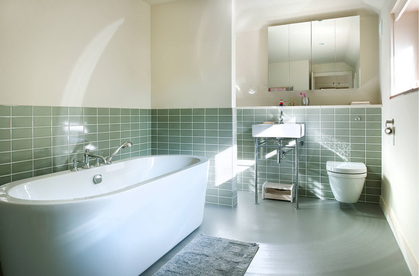 Обустройство ванной комнаты в квартире - красивые картинки и HD фото