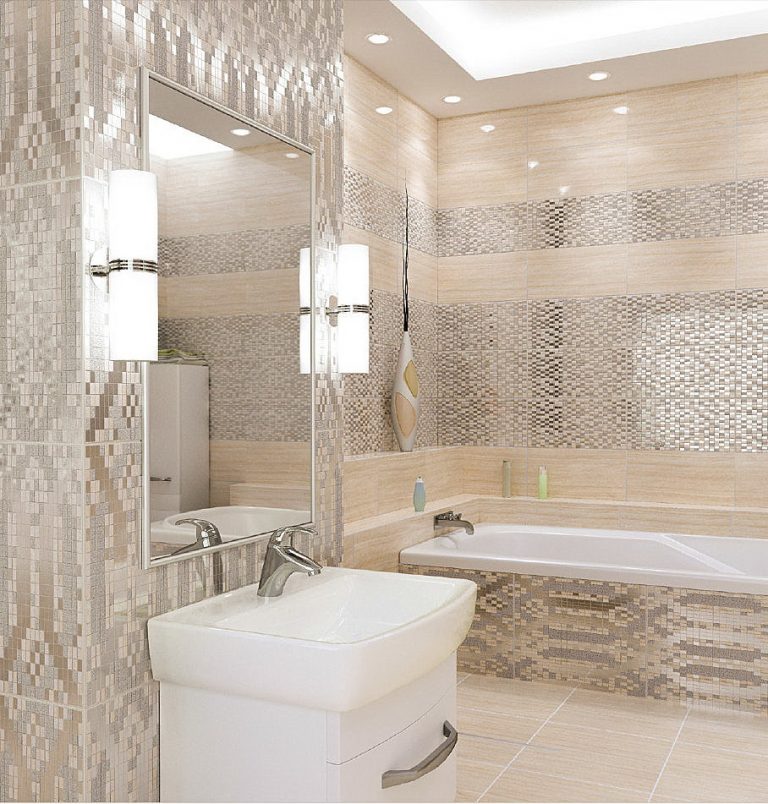 Дизайн маленькой ванной комнаты в современном стиле