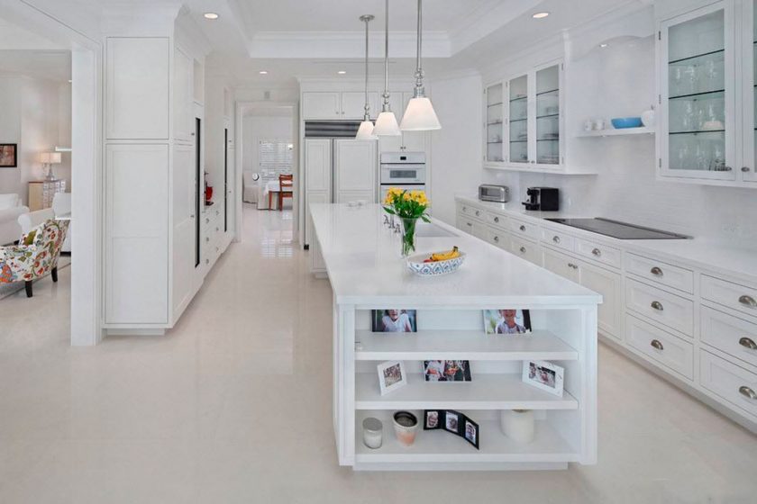 Как белая кухня с белой столешницей преобразит интерьер? 145+ Фото стилей и разновидностей решений в дизайне