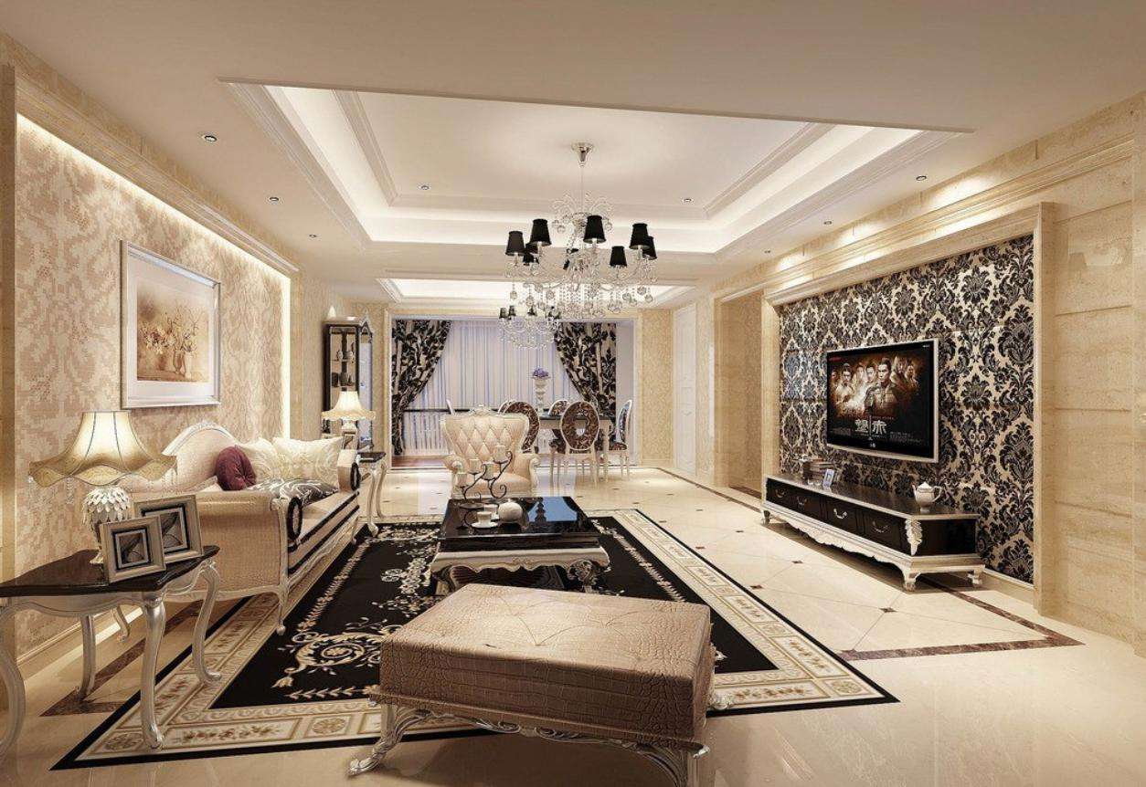 Дизайн обоев для гостиной 2024. Красивый интерьер гостиной. Шикарный зал в квартире. Красивый дизайн зала. Дизайнер обоев для зала.