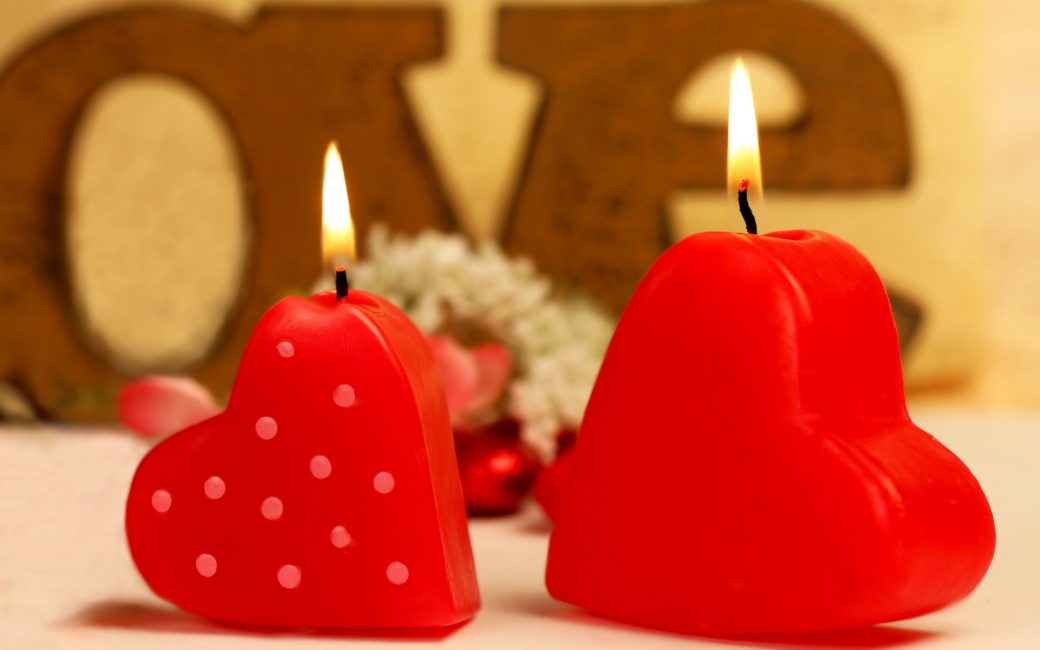 Ароматные свечи для романтичной обстановки
