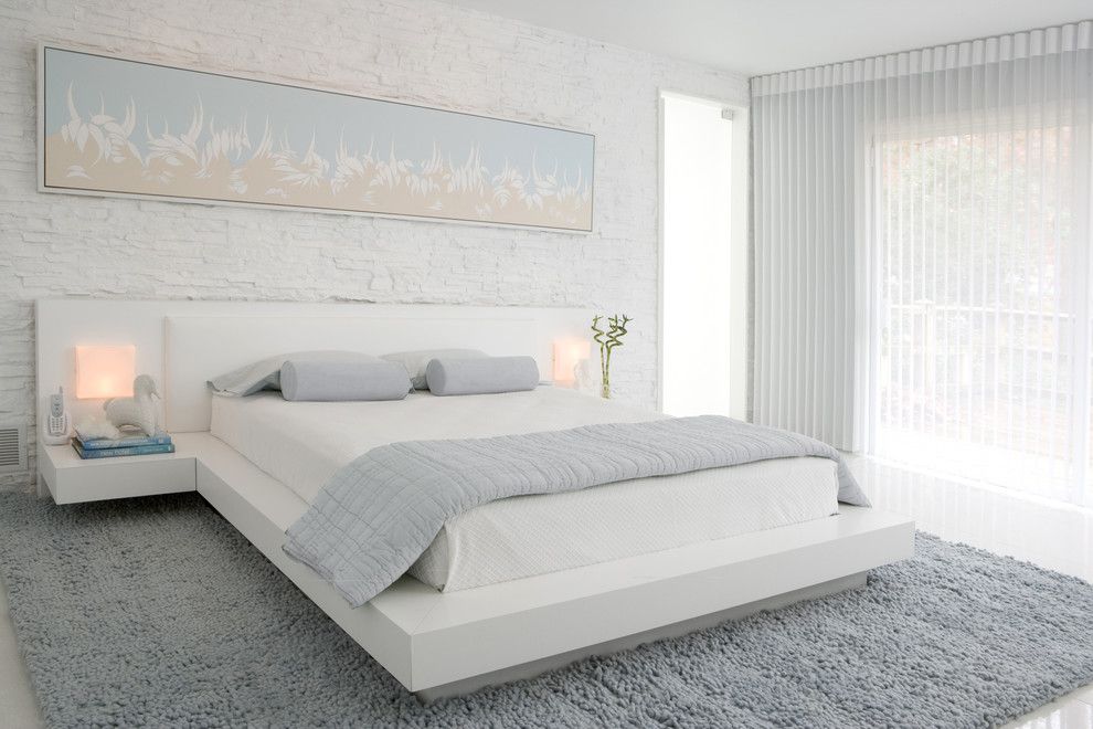 Белая Кровать В Интерьере Спальни Фото