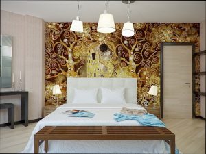 Фотообои в интерьере спальни: 205+ (Фото) Красивых идей для создания уюта