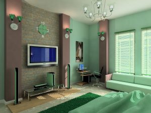 Зеленые обои: 200+ Фото Дизайна для вашего интерьера.  Какие обои подойдут для стен в спальне, кухне, гостиной?