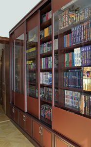 Книжные шкафы со стеклянными дверцами - 170+ (Фото) Вариантов моделей