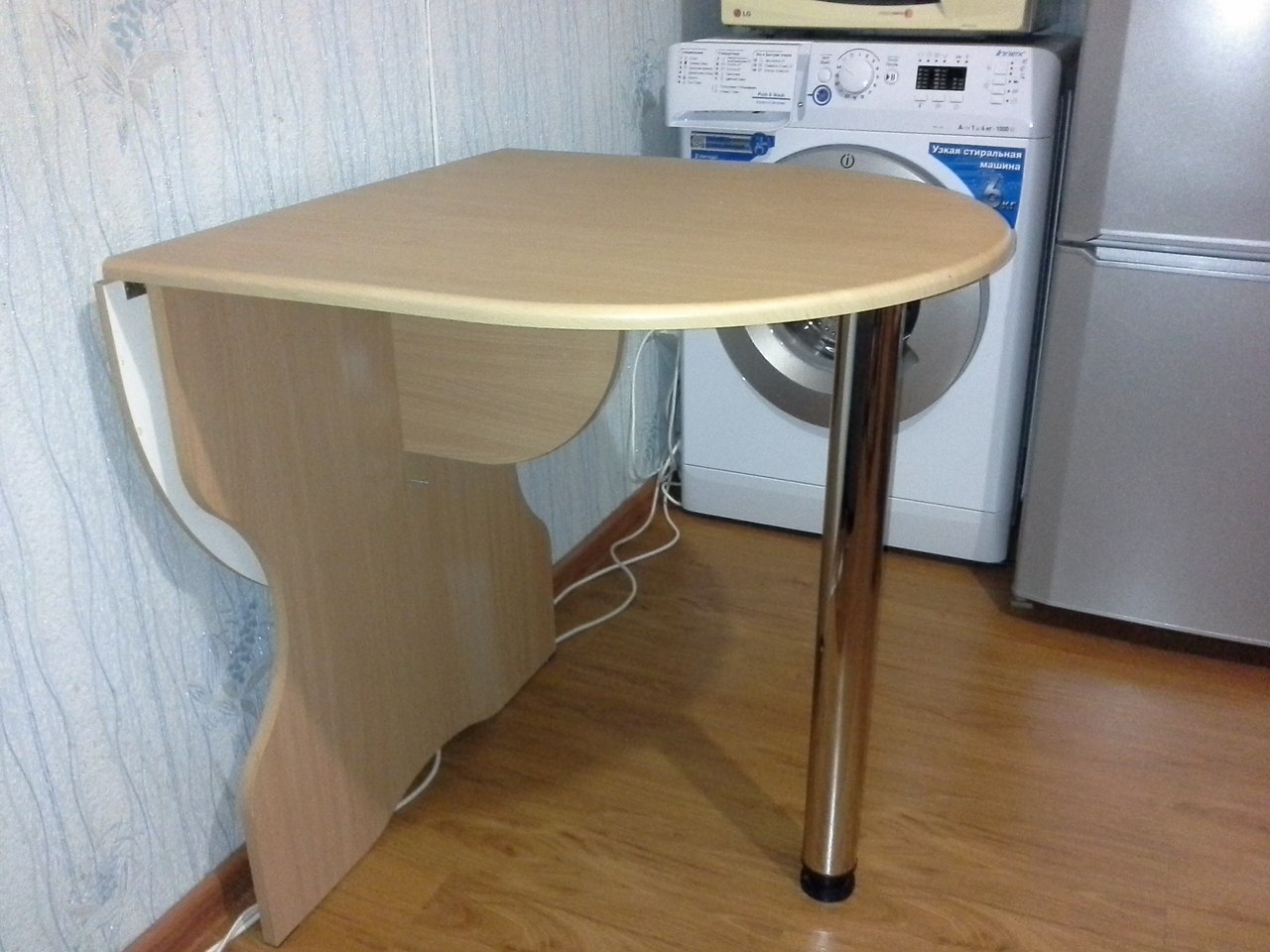 узкий кухонный стол для маленькой кухни 50 см