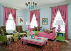Розовый цвет: 220+ (Фото) Вариантов сочетаний в интерьере разных комнат