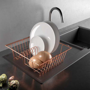 Кухонная сушилка для посуды в шкаф (115+ Фото) - встраиваемая, угловая, из нержавейки. Какую выберите Вы?