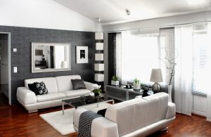 Стильность, Комфорт и Красота (170+ Фото): интерьер в черно-белых тонах (гостиной, спальни, кухни)