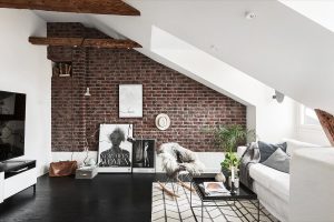Кирпичная стена в интерьере – Эффектный способ преображения вашего дома (260+ Фото). Сочетание в гостиной, на кухне, в спальне