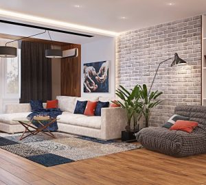 Кирпичная стена в интерьере – Эффектный способ преображения вашего дома (260+ Фото). Сочетание в гостиной, на кухне, в спальне