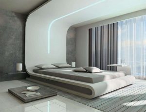 Кровать подиум в квартире: 205+ (Фото) Идей и рекомендаций для интерьера (с ящиками, с выдвижной кроватью, в нише)
