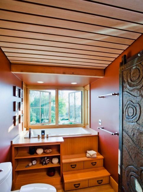 Оригинальный дизайн ванной комнаты