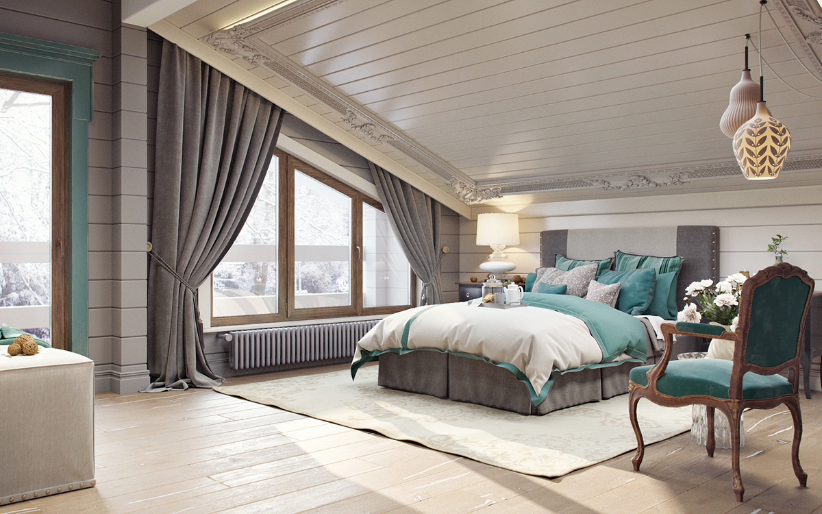 Дизайн спальни мансардного этажа (71 фото) - красивые картинки и HD фото
