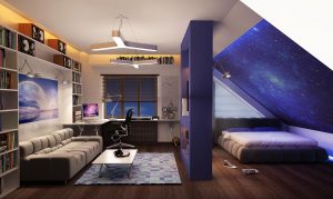 Дизайн Спальни на мансарде - Удивительные идеи: 200+ (Фото) Интерьеров в Современном стиле