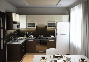 Встроенные кухни (150+ Фото): Как выбрать технику? (холодильник, духовой шкаф, вытяжка)