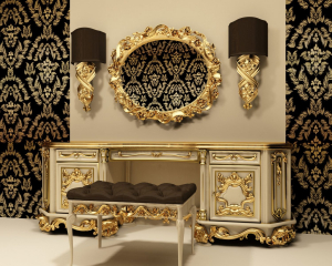 Золотой цвет в интерьере — Элегантный дизайн среди изыска и роскоши (205+ Фото кухни, спальни, гостиной)