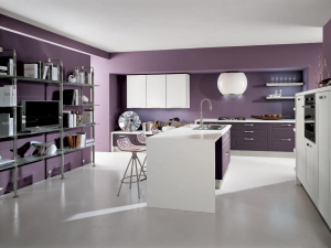 Фиолетовая кухня: Завораживающий дух или аура покоя? 170+(Фото) для безупречного дизайна интерьера