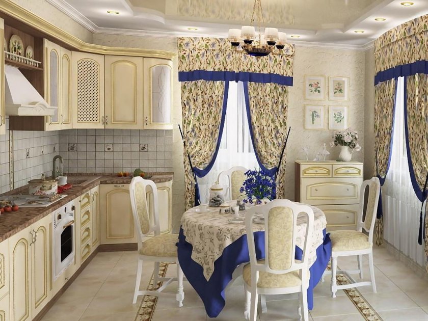 Дизайн современной шторы с ламбрекеном на кухню. Модные тенденции и ТОП-6 советов + 145 ФОТО