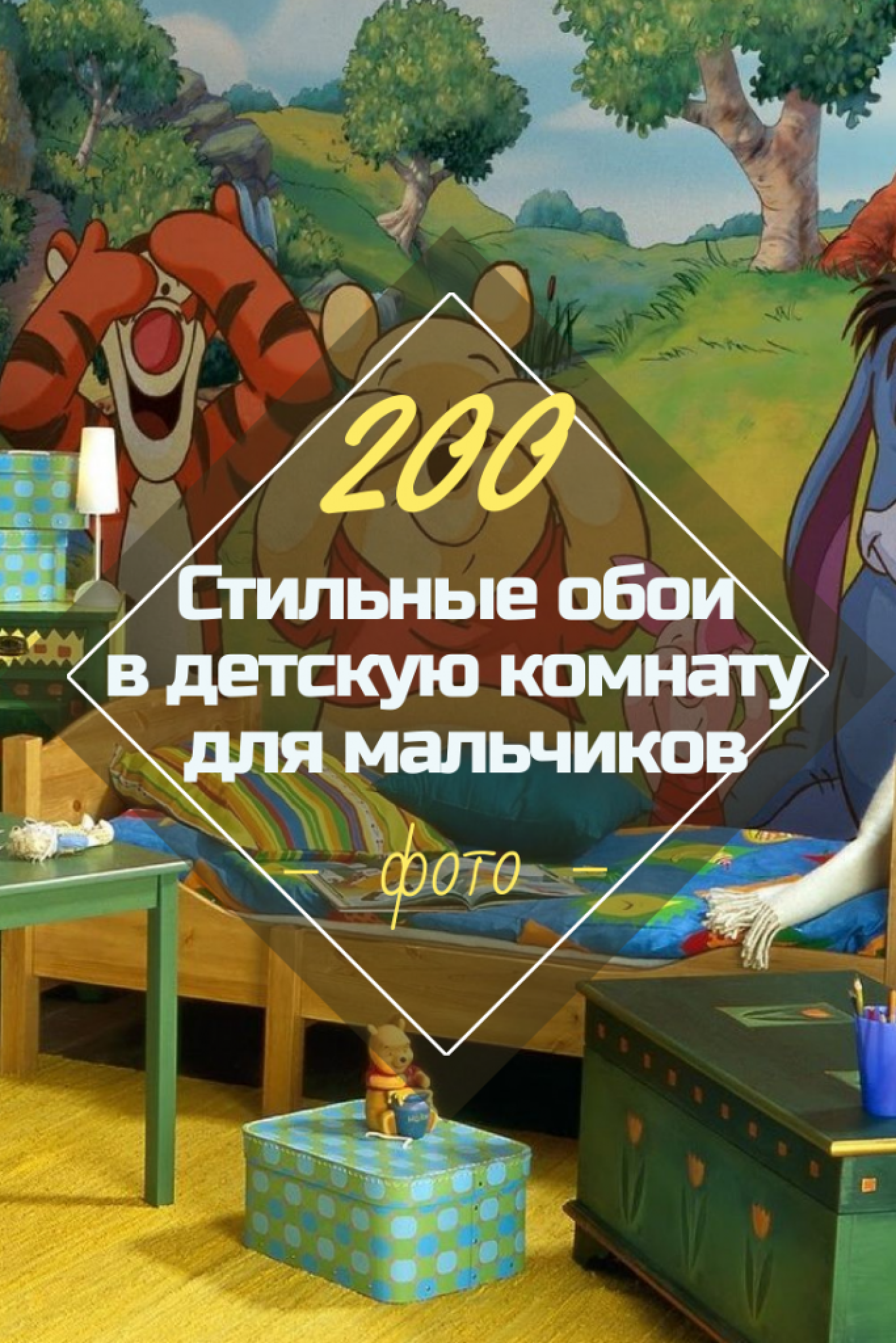 Обои в Детскую Комнату для Мальчиков + 200 ФОТО