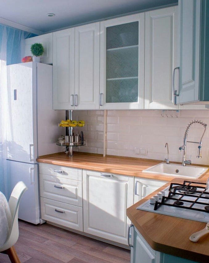 Муж сделал потрясающий ремонт в кухне назло серым будням ☀️ + ФОТО