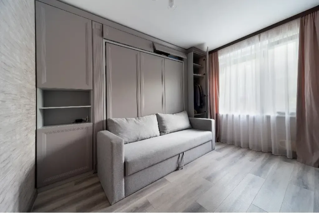 Двухъярусная Кровать с диваном внизу - Стильность и практичность (90+ Фото)