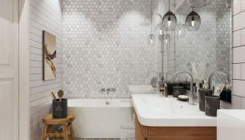 Выбираем плитку для маленькой ванной комнаты. Оптимальное сочетание стиля и дизайна, ТОП-10 решений + 150 ФОТО