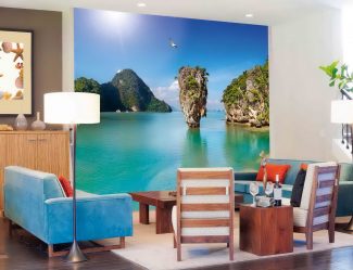 3Д фото обои на стену (+225 Фото): ТОП-5 видов для современных интерьеров + Советы по оформлению