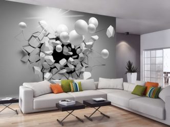 3Д фото обои на стену (+225 Фото): ТОП-5 видов для современных интерьеров + Советы по оформлению