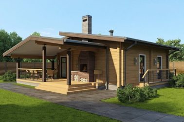 Бани с мансардой для ценителей хорошего отдыха: 230+ (Фото) Проектов (с бруса, с террасой, с верандой)