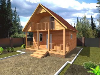 Бани с мансардой для ценителей хорошего отдыха: 230+ (Фото) Проектов (с бруса, с террасой, с верандой)