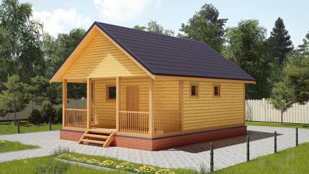 Бани с мансардой для ценителей хорошего отдыха: 230+ (Фото) Проектов (с бруса, с террасой, с верандой)