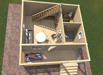 Бани с мансардой для ценителей хорошего отдыха: 230+ (Фото) Проектов (с бруса, с террасой, с верандой)