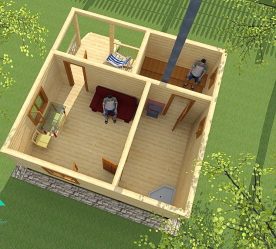 Бани с мансардой для ценителей хорошего отдыха: 230+ (Фото) Проектов (с бруса, с террасой, с верандой)