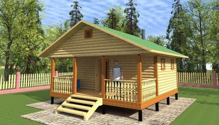 Бани с мансардой для ценителей хорошего отдыха: 230+ (Фото) Проектов (с бруса, с террасой, с верандой)