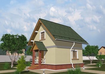 Бани с мансардой для ценителей хорошего отдыха: 230+ (Фото) Проектов (с бруса, с террасой, с верандой)