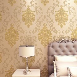 Бежевые обои в интерьере — 175+ (Фото) Комбинированных Сочетаний (в кухне, гостиной, спальне)