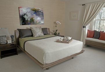 Бежевые обои в интерьере — 175+ (Фото) Комбинированных Сочетаний (в кухне, гостиной, спальне)