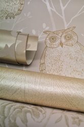 Бежевые обои в интерьере — 175+ (Фото) Комбинированных Сочетаний (в кухне, гостиной, спальне)