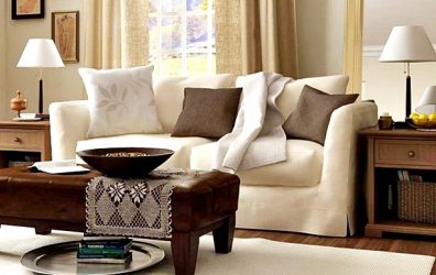 Бежевые обои в интерьере — 175+ (Фото) Комбинированных Сочетаний (в кухне, гостиной, спальне)