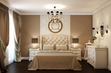 Бежевые обои в интерьере — 175+ (Фото) Комбинированных Сочетаний (в кухне, гостиной, спальне)