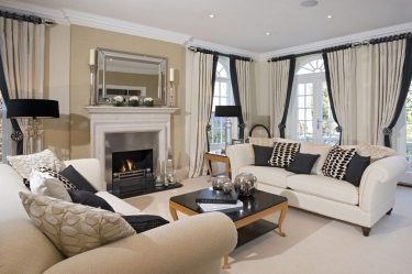 Бежевые обои в интерьере — 175+ (Фото) Комбинированных Сочетаний (в кухне, гостиной, спальне)