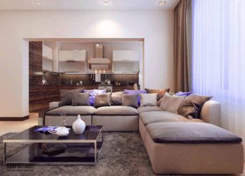 Бежевые обои в интерьере — 175+ (Фото) Комбинированных Сочетаний (в кухне, гостиной, спальне)