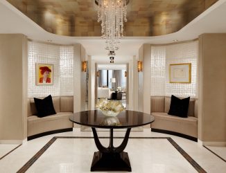 Бежевые обои в интерьере — 175+ (Фото) Комбинированных Сочетаний (в кухне, гостиной, спальне)