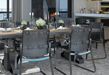 Стол в стиле Лофт (115+ Фото): Какой вид конструкции лучше? (письменный/журнальный/барный/обеденный/трансформер)