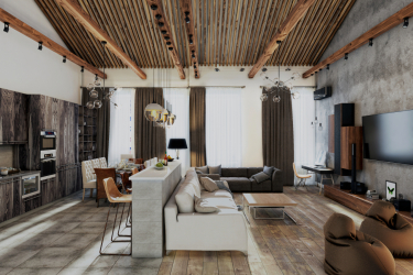 Стол в стиле Лофт (115+ Фото): Какой вид конструкции лучше? (письменный/журнальный/барный/обеденный/трансформер)