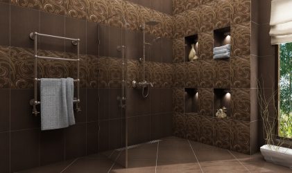 Внутренняя декоративная отделка стен (обои, плитка, панели, штукатурка, краска) + 220 ФОТО