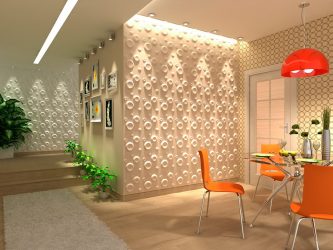 Внутренняя декоративная отделка стен (обои, плитка, панели, штукатурка, краска) + 220 ФОТО