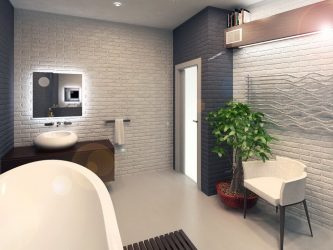 Отделка Ванной комнаты искусственным камнем: Умывальник, столешница, полки. Особенности использования материала